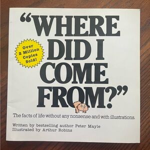 Where Did I Come From? kids book